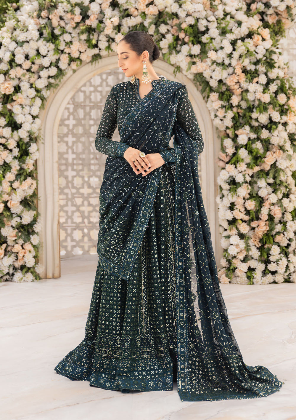 Aik Atelier | Formals Vol-1 24 | LOOK 01 -  Aik Atelier Formal - Original Designer Dress - House of Maryam