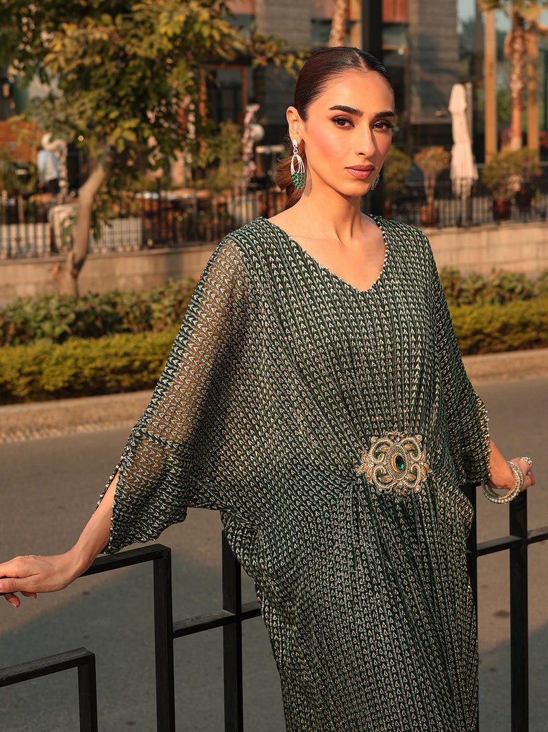 Ain | Raya Luxury Formals |AN-108 JADE-Brand:Ain-Type:Ladies Clothes-Black-Chiffon-House of Maryam- Buy in UK, USA