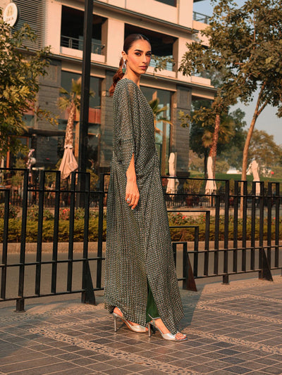 Ain | Raya Luxury Formals |AN-108 JADE-Brand:Ain-Type:Ladies Clothes-Black-Chiffon-House of Maryam- Buy in UK, USA