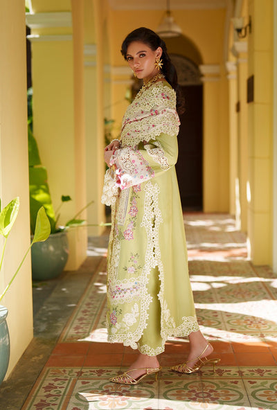 AJR Couture | Evara Luxury Lawn | Alira-Brand:AJR Couture-Type:Ladies Clothes-Mint Green-Lawn-House of Maryam- Buy in UK, USA