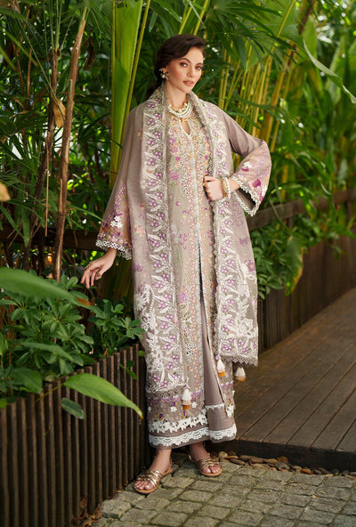 AJR Couture | Evara Luxury Lawn | Veya-Brand:AJR Couture-Type:Ladies Clothes-Mouse Gray-Lawn-House of Maryam- Buy in UK, USA