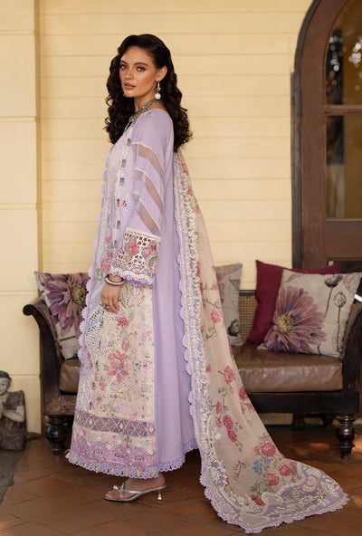 AJR Couture | Evara Luxury Lawn | Zaya-Brand:AJR Couture-Type:Ladies Clothes-Lilac-Lawn-House of Maryam- Buy in UK, USA