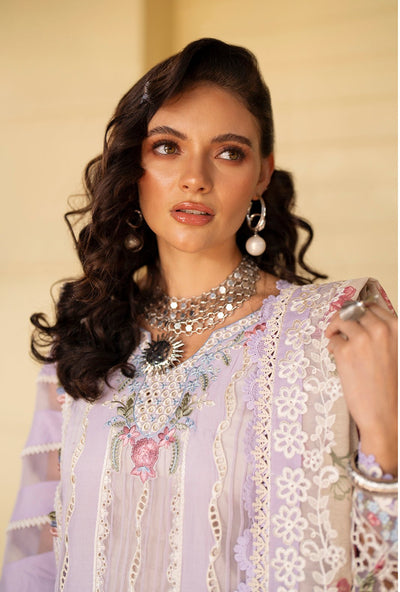 AJR Couture | Evara Luxury Lawn | Zaya-Brand:AJR Couture-Type:Ladies Clothes-Lilac-Lawn-House of Maryam- Buy in UK, USA