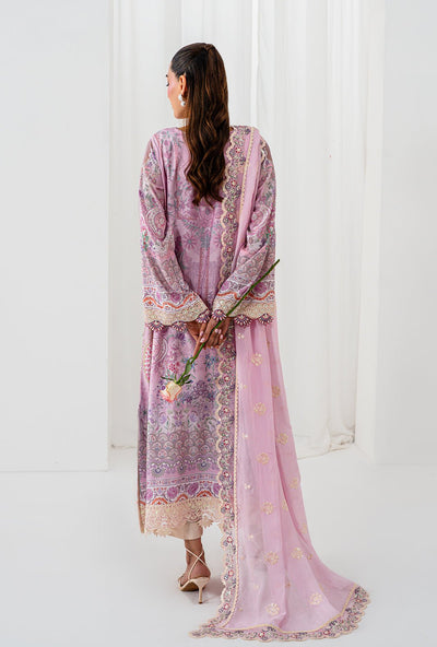 AJR Couture | Luxe Silk 26 | Aela-Brand:AJR Couture-Type:Ladies Clothes-Lilac-Raw Silk-House of Maryam- Buy in UK, USA