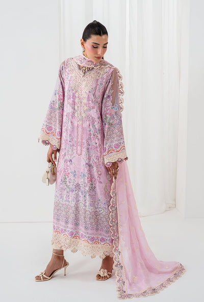 AJR Couture | Luxe Silk 26 | Aela-Brand:AJR Couture-Type:Ladies Clothes-Lilac-Raw Silk-House of Maryam- Buy in UK, USA