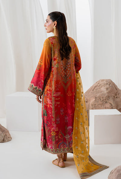 AJR Couture | Luxe Silk 26 | Nova-Brand:AJR Couture-Type:Ladies Clothes-Rust-Crepe Silk-House of Maryam- Buy in UK, USA