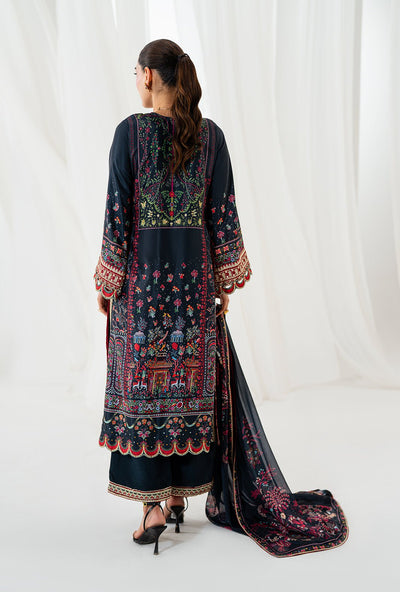 AJR Couture | Luxe Silk 26 | Wren-Brand:AJR Couture-Type:Ladies Clothes-Black-Crepe Silk-House of Maryam- Buy in UK, USA