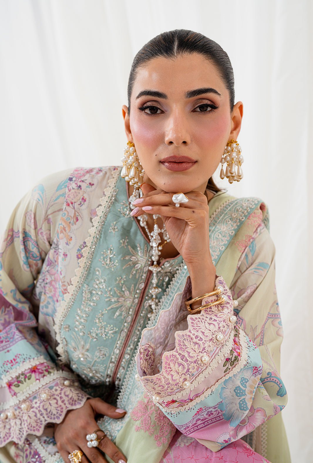 AJR Couture | Luxe Silk 26 | Zarish-Brand:AJR Couture-Type:Ladies Clothes-Off White-Raw Silk-House of Maryam- Buy in UK, USA