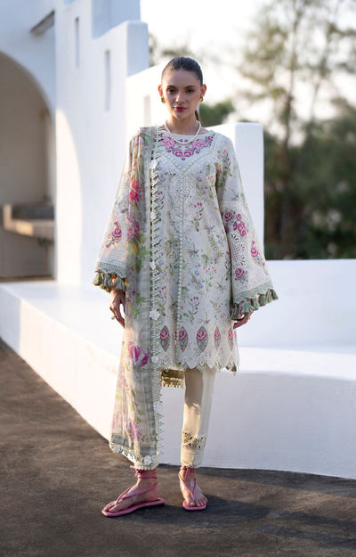 AJR Couture | Printakari Lawn 25 | Aleesia-Brand:AJR Couture-Type:Ladies Clothes-Mint-Lawn-House of Maryam- Buy in UK, USA