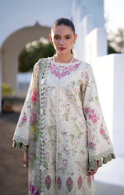 AJR Couture | Printakari Lawn 25 | Aleesia-Brand:AJR Couture-Type:Ladies Clothes-Mint-Lawn-House of Maryam- Buy in UK, USA