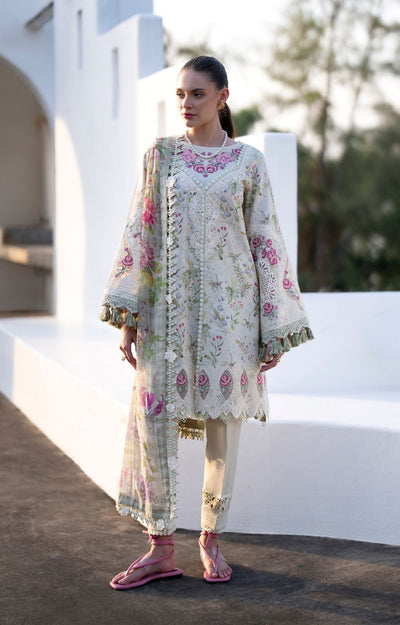 AJR Couture | Printakari Lawn 25 | Aleesia-Brand:AJR Couture-Type:Ladies Clothes-Mint-Lawn-House of Maryam- Buy in UK, USA