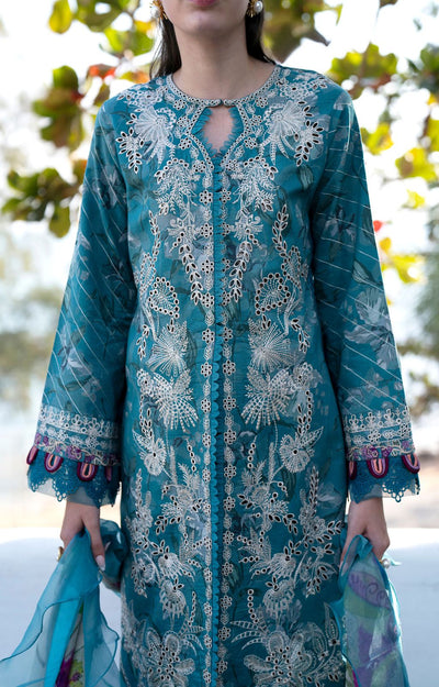 AJR Couture | Printakari Lawn 25 | Glory-Brand:AJR Couture-Type:Ladies Clothes-Zinc-Lawn-House of Maryam- Buy in UK, USA