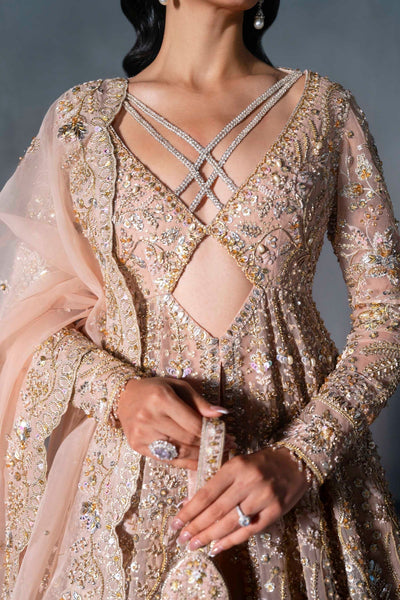 Akbar Aslam Elzaria blush bridal gown, photo 3