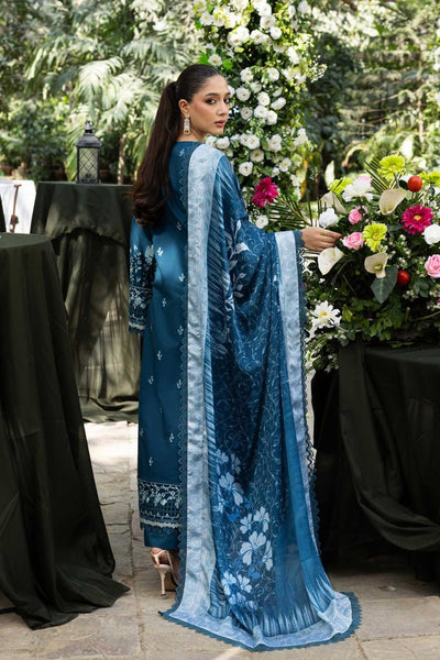 Akbar Aslam | Elaria RTW Lawn 26 | Eveline-Brand:Akbar Aslam-Type:Ladies Clothes-Sea Green-Lawn-House of Maryam- Buy in UK, USA