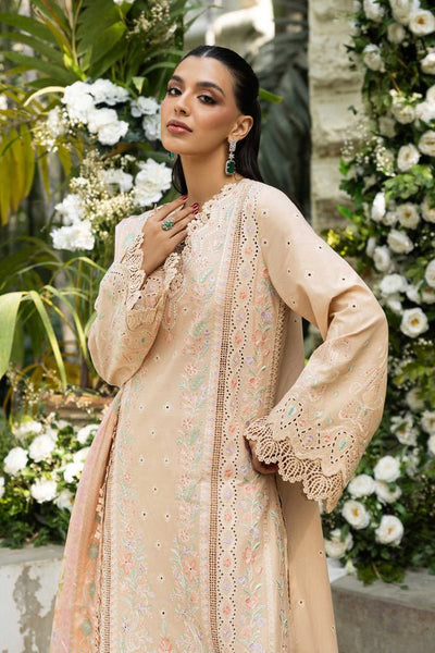 Akbar Aslam | Elaria RTW Lawn 26 | Odette-Brand:Akbar Aslam-Type:Ladies Clothes-Light Skin-Lawn-House of Maryam- Buy in UK, USA