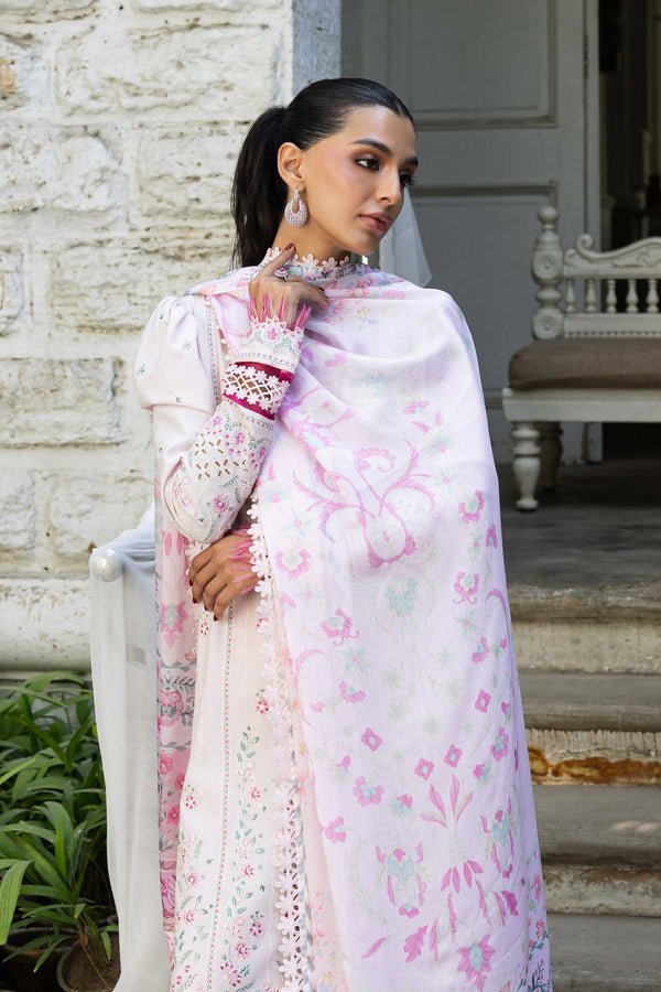 Akbar Aslam | Elaria RTW Lawn 26 | Petalia-Brand:Akbar Aslam-Type:Ladies Clothes-Soft Lilac-Lawn-House of Maryam- Buy in UK, USA