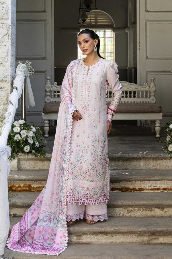 Akbar Aslam | Elaria RTW Lawn 26 | Petalia-Brand:Akbar Aslam-Type:Ladies Clothes-Soft Lilac-Lawn-House of Maryam- Buy in UK, USA