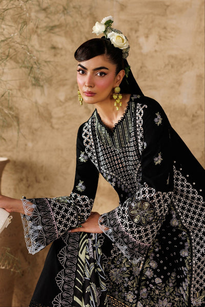 Akbar Aslam | Elea Lawn 26 | Alesse-Brand:Akbar Aslam-Type:Ladies Clothes-Black-Lawn-House of Maryam- Buy in UK, USA