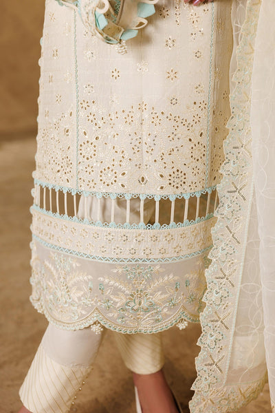 Akbar Aslam | Elea Lawn 26 | Sylvan-Brand:Akbar Aslam-Type:Ladies Clothes-Ivory-Lawn-House of Maryam- Buy in UK, USA