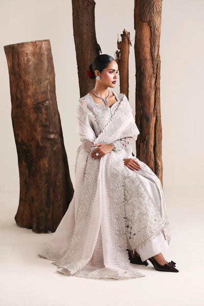 Akbar Aslam | Formal Pret | Allure-Brand:Akbar Aslam-Type:Ladies Clothes-Off White-Organza-House of Maryam- Buy in UK, USA