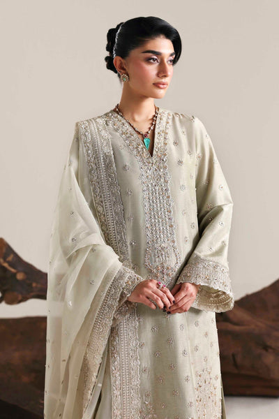 Akbar Aslam | Formal Pret | Aurex-Brand:Akbar Aslam-Type:Ladies Clothes-Soft Gray-Tissue Silk-House of Maryam- Buy in UK, USA