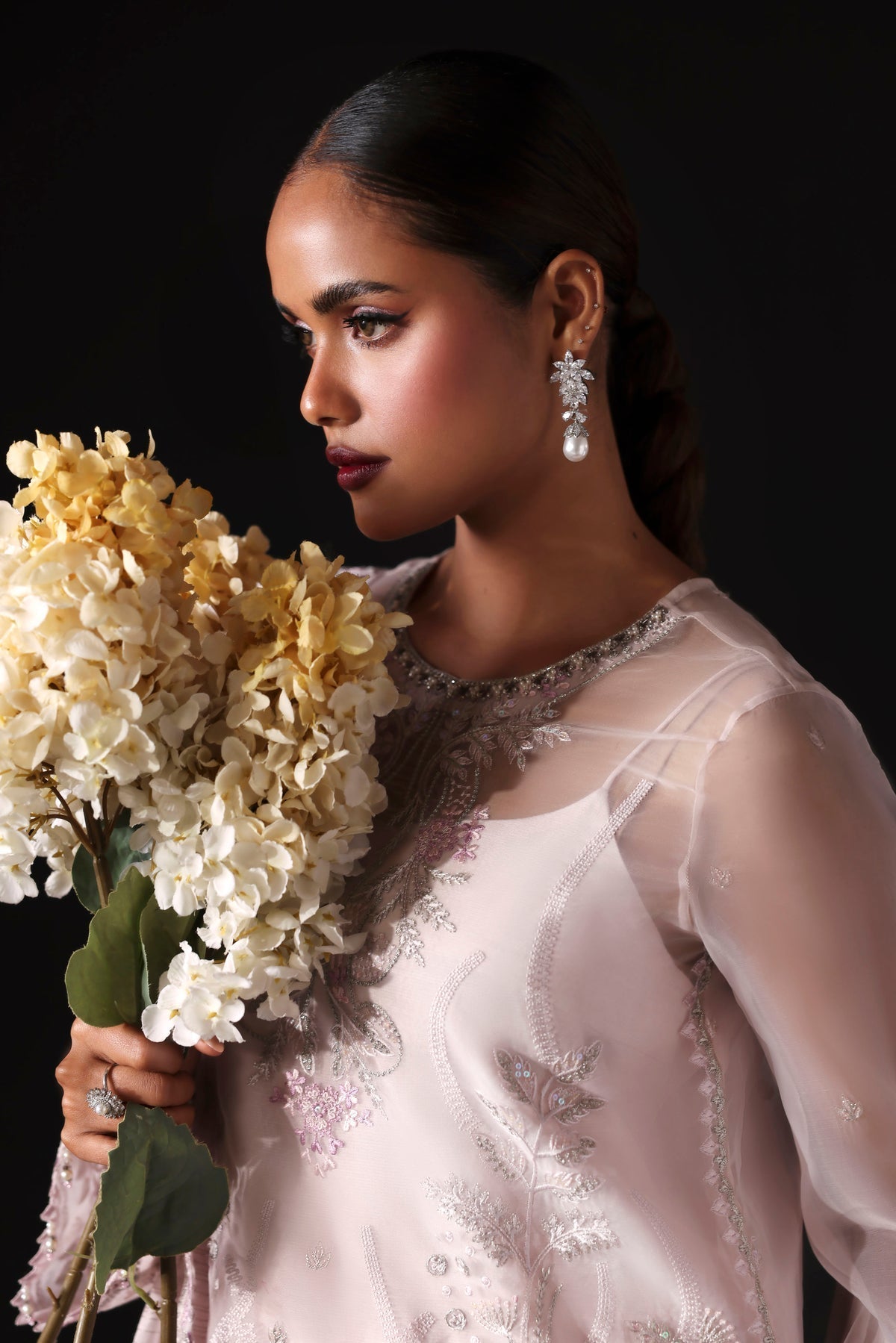 Akbar Aslam | Formal Pret |Dynara-Brand:Akbar Aslam-Type:Ladies Clothes-Light Pink-Organza-House of Maryam- Buy in UK, USA