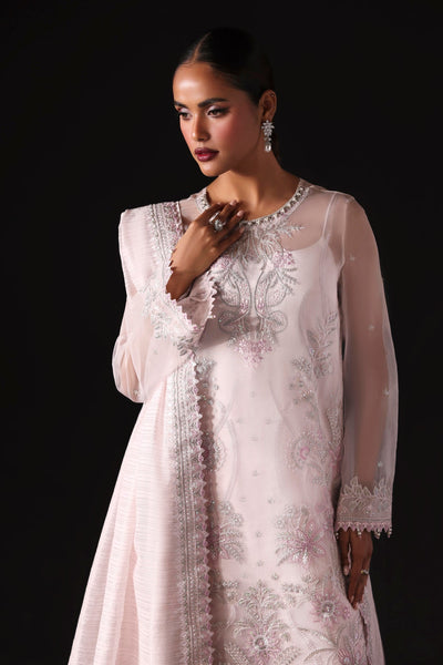 Akbar Aslam | Formal Pret |Dynara-Brand:Akbar Aslam-Type:Ladies Clothes-Light Pink-Organza-House of Maryam- Buy in UK, USA