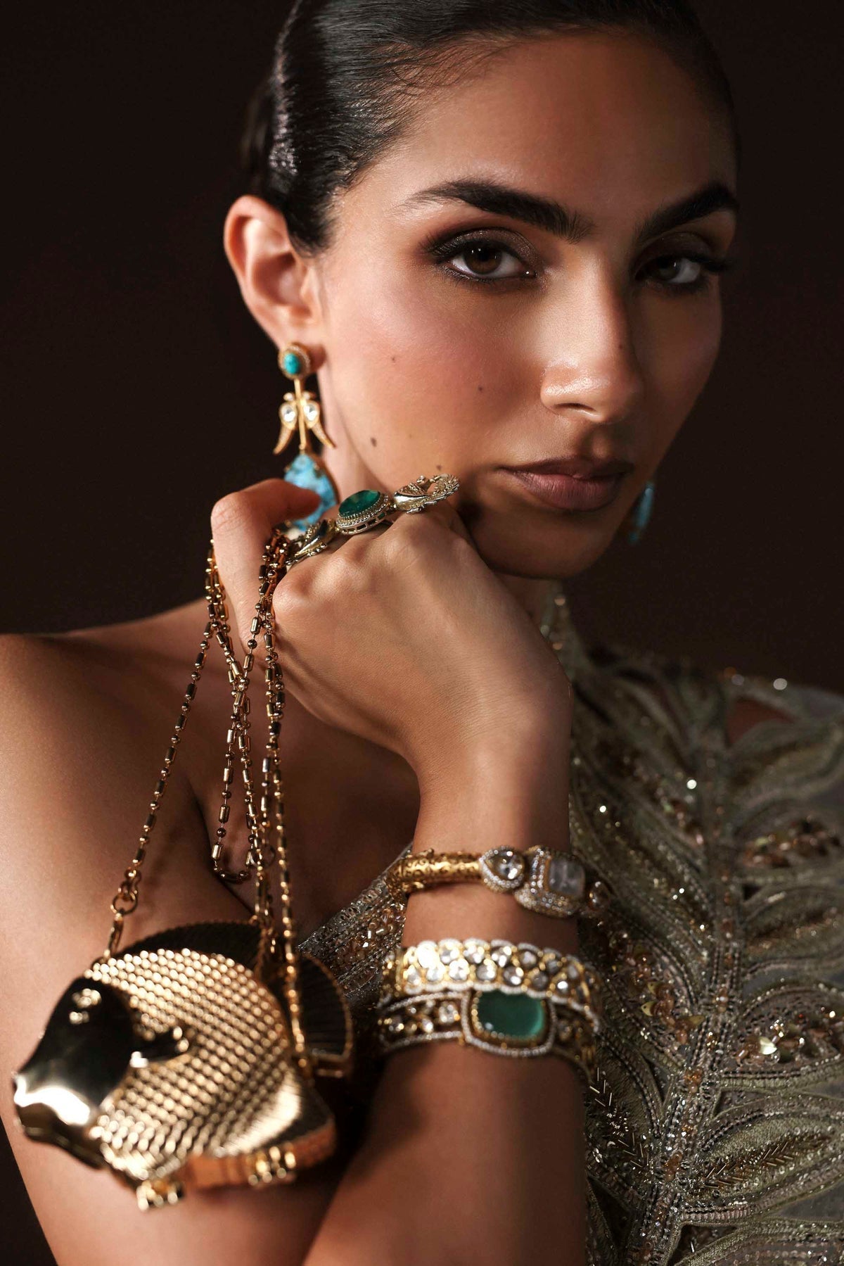 Akbar Aslam | Luxury Formals | Luna-Brand:Akbar Aslam-Type:Ladies Clothes-Ivory-Organza-House of Maryam- Buy in UK, USA