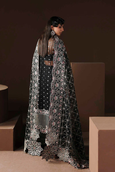Akbar Aslam | Luxury Formals |Noir-Brand:Akbar Aslam-Type:Ladies Clothes-Black-Organza-House of Maryam- Buy in UK, USA