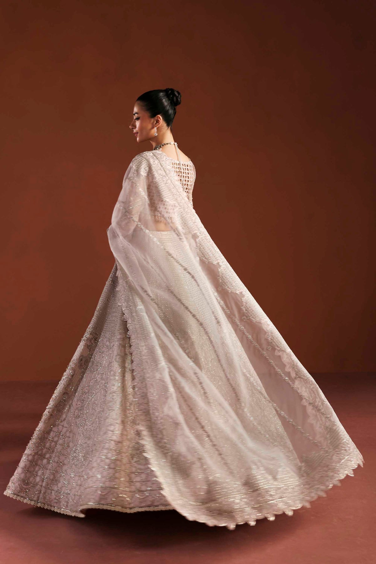 Akbar Aslam | Luxury Formals | Willow-Brand:Akbar Aslam-Type:Ladies Clothes-Lavender Pinocchio-Organza-House of Maryam- Buy in UK, USA