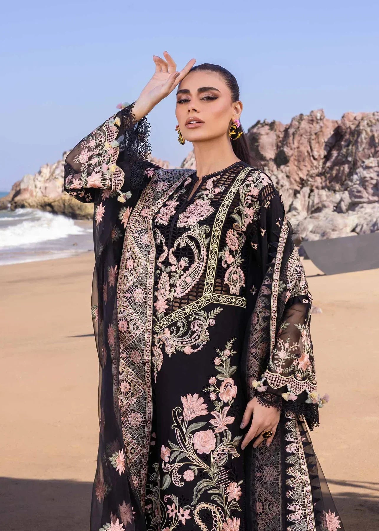 Akbar Aslam | Oasis Lawn 24 | Iris by Designer Akbar Aslam - House of Maryam - Pakistani Designer Ethnic Wear in {{ shop.shopifyCountryName }}