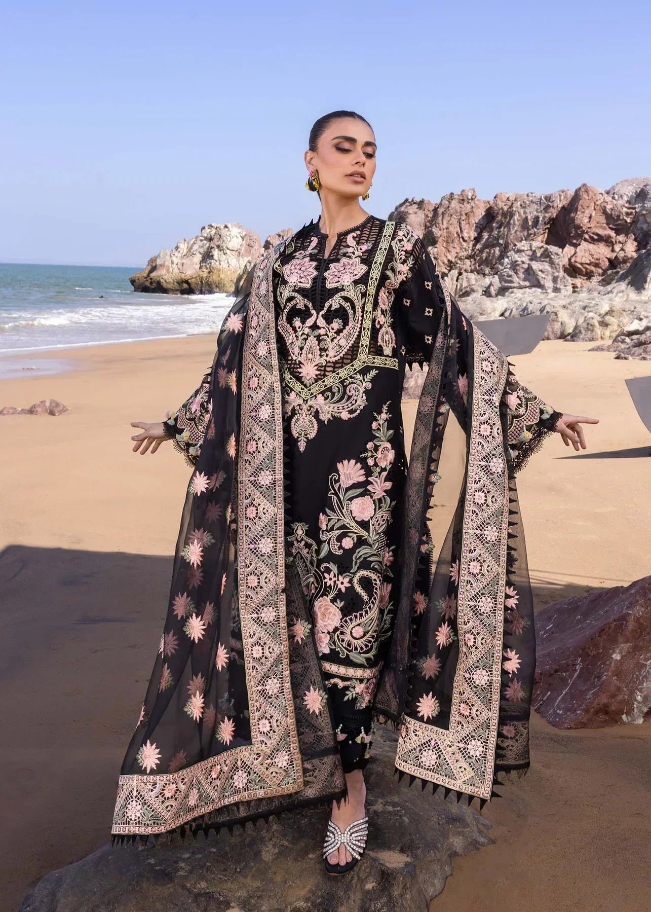 Akbar Aslam | Oasis Lawn 24 | Iris by Designer Akbar Aslam - House of Maryam - Pakistani Designer Ethnic Wear in {{ shop.shopifyCountryName }}