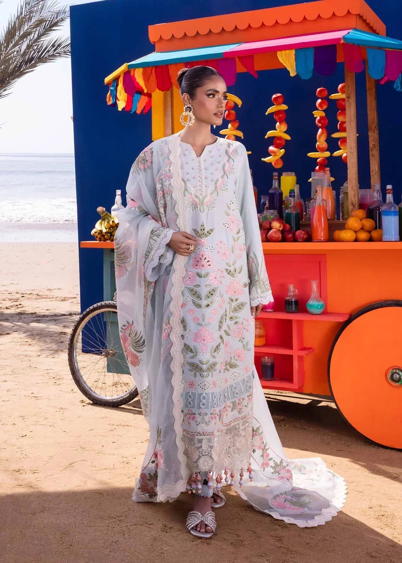 Akbar Aslam | Oasis Lawn 24 | Begonia by Designer Akbar Aslam - House of Maryam - Pakistani Designer Ethnic Wear in {{ shop.shopifyCountryName }}