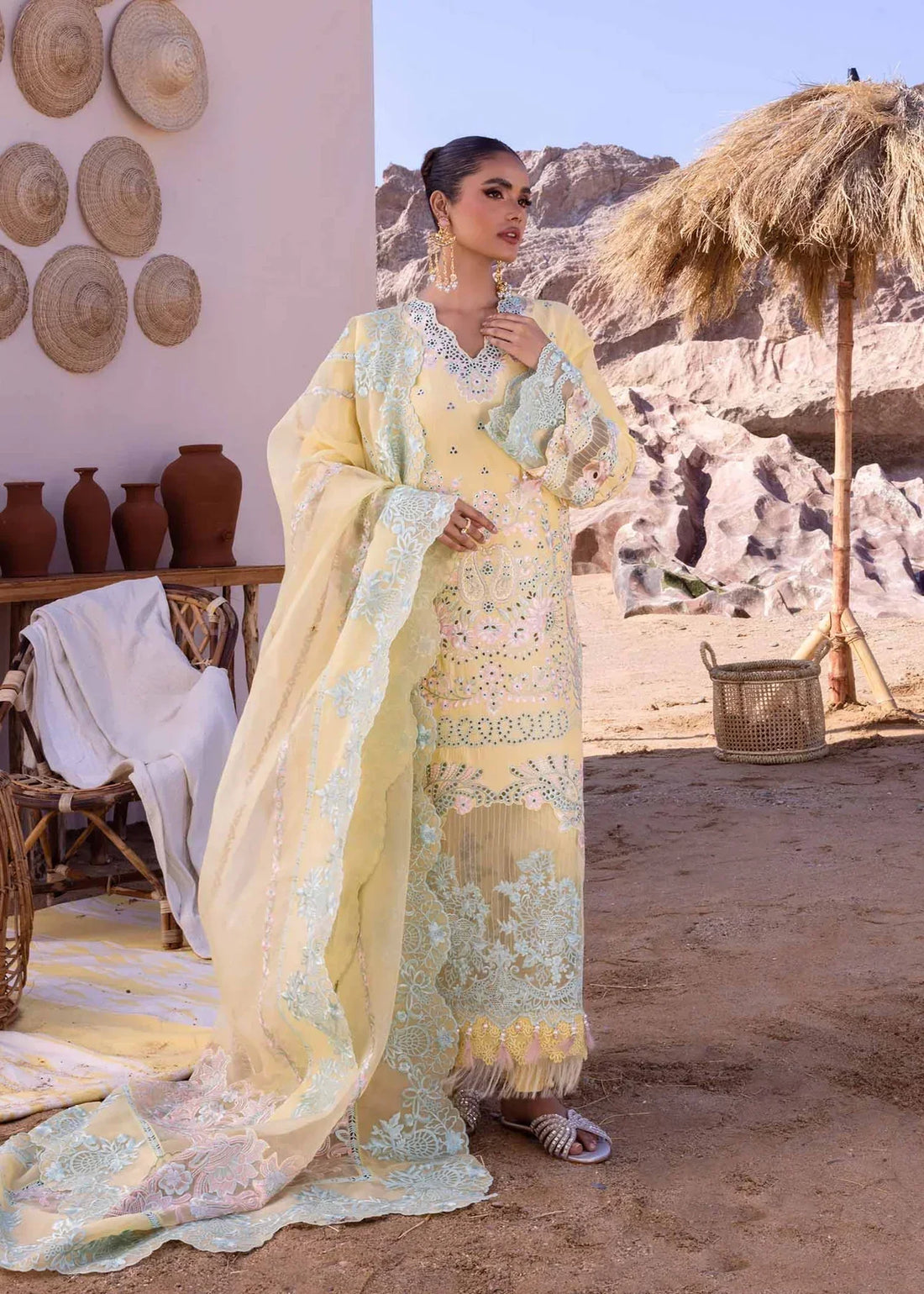 Akbar Aslam | Oasis Lawn 24 | Dahlia by Designer Akbar Aslam - House of Maryam - Pakistani Designer Ethnic Wear in {{ shop.shopifyCountryName }}