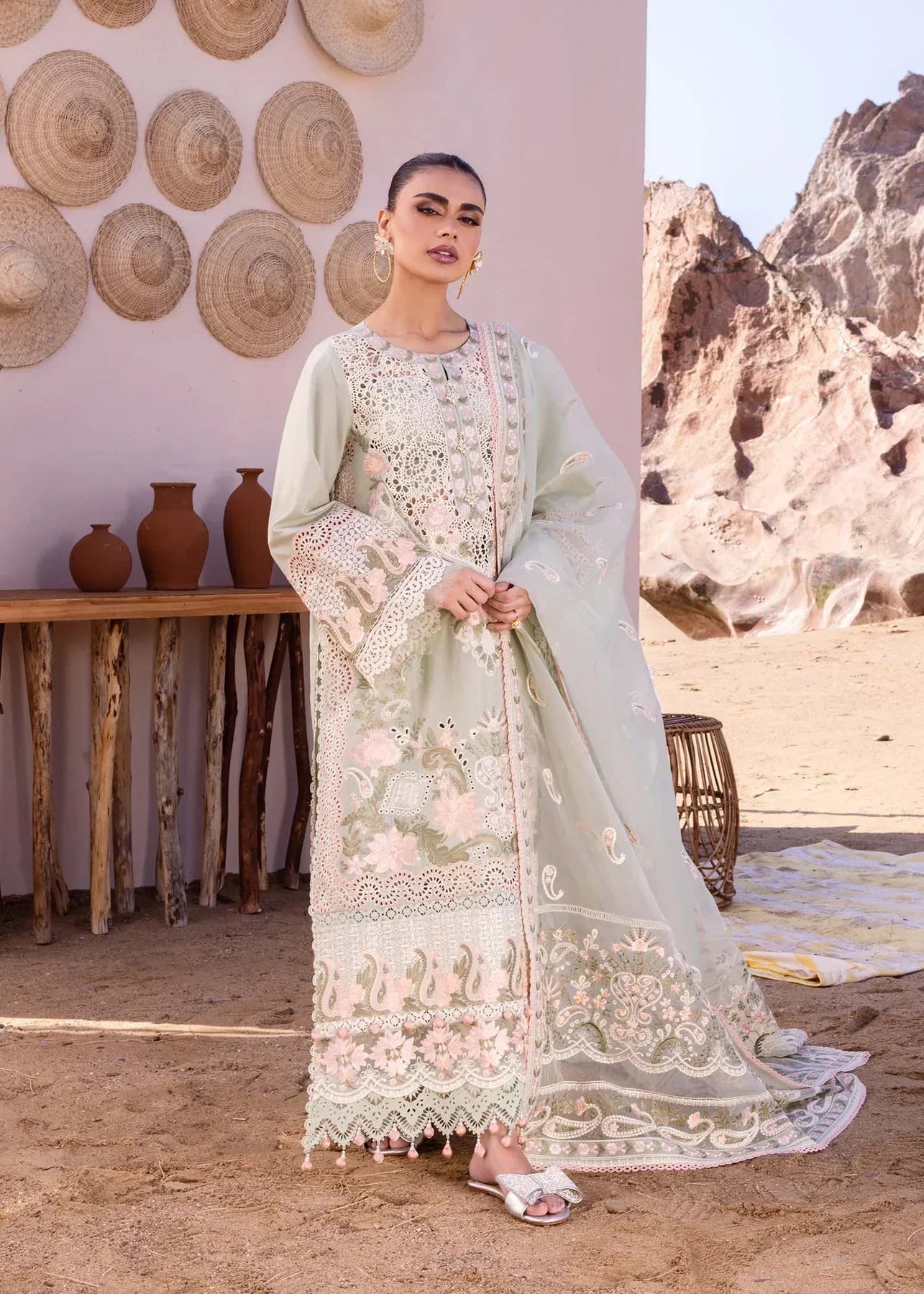 Akbar Aslam | Oasis Lawn 24 | Alberta by Designer Akbar Aslam - House of Maryam - Pakistani Designer Ethnic Wear in {{ shop.shopifyCountryName }}