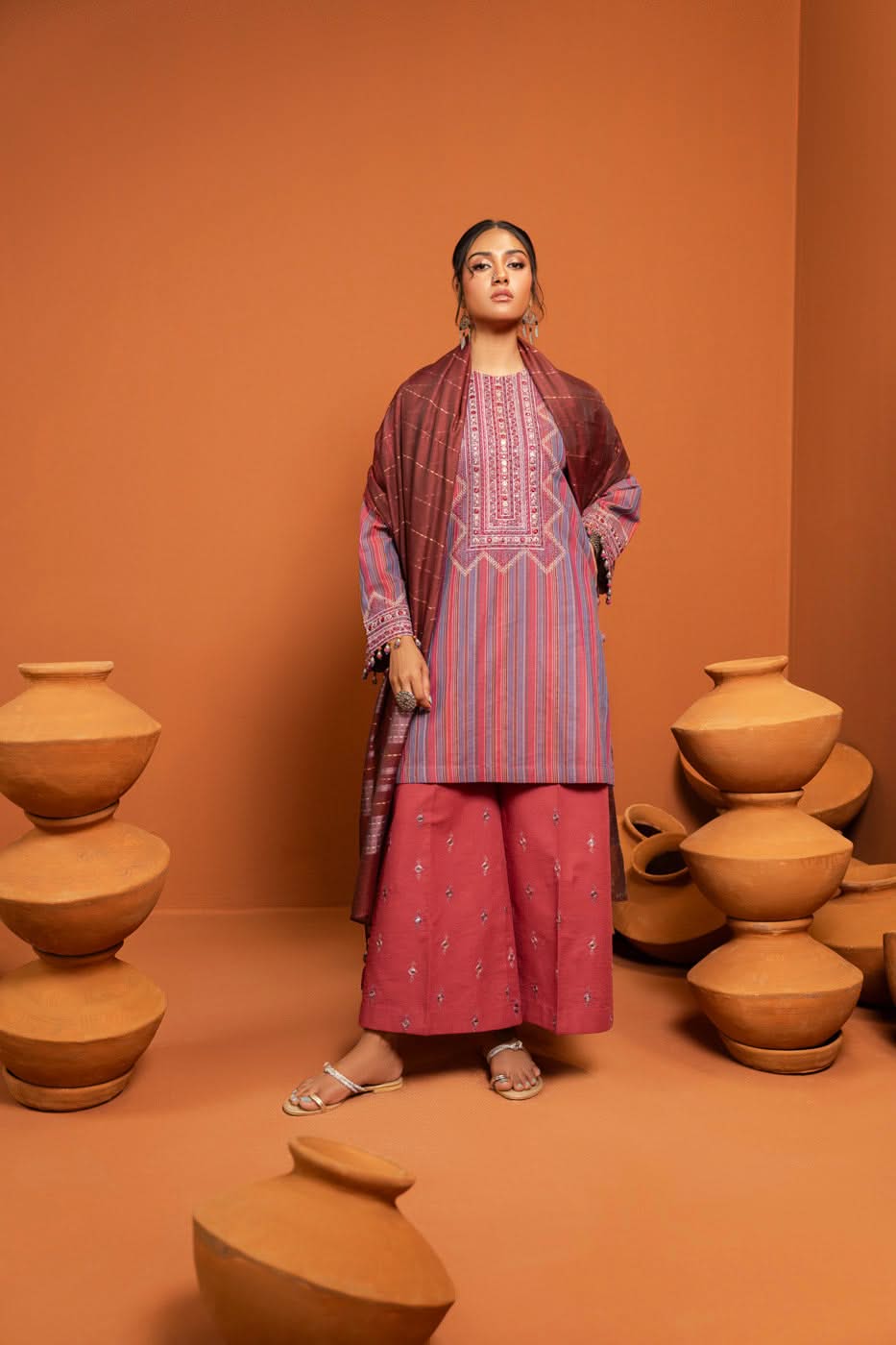 Al Karam | Susi Collection | SC-02-25-Brand:Alkaram-Type:Ladies Clothes-Plum-Susi-House of Maryam- Buy in UK, USA