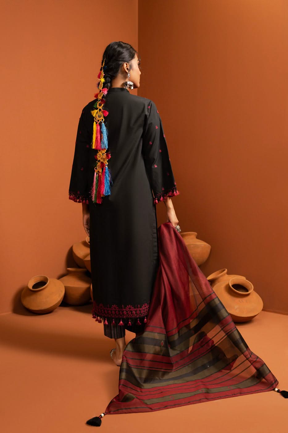 Al Karam | Susi Collection | SC-06-25-Brand:Alkaram-Type:Ladies Clothes-Black-Cambric-House of Maryam- Buy in UK, USA