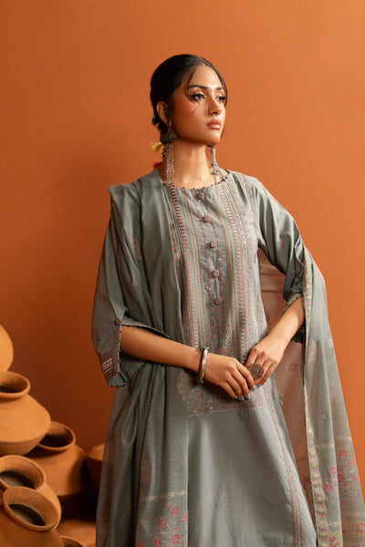 Al Karam | Susi Collection | SC-07-25-Brand:Alkaram-Type:Ladies Clothes-Gray-Cambric-House of Maryam- Buy in UK, USA