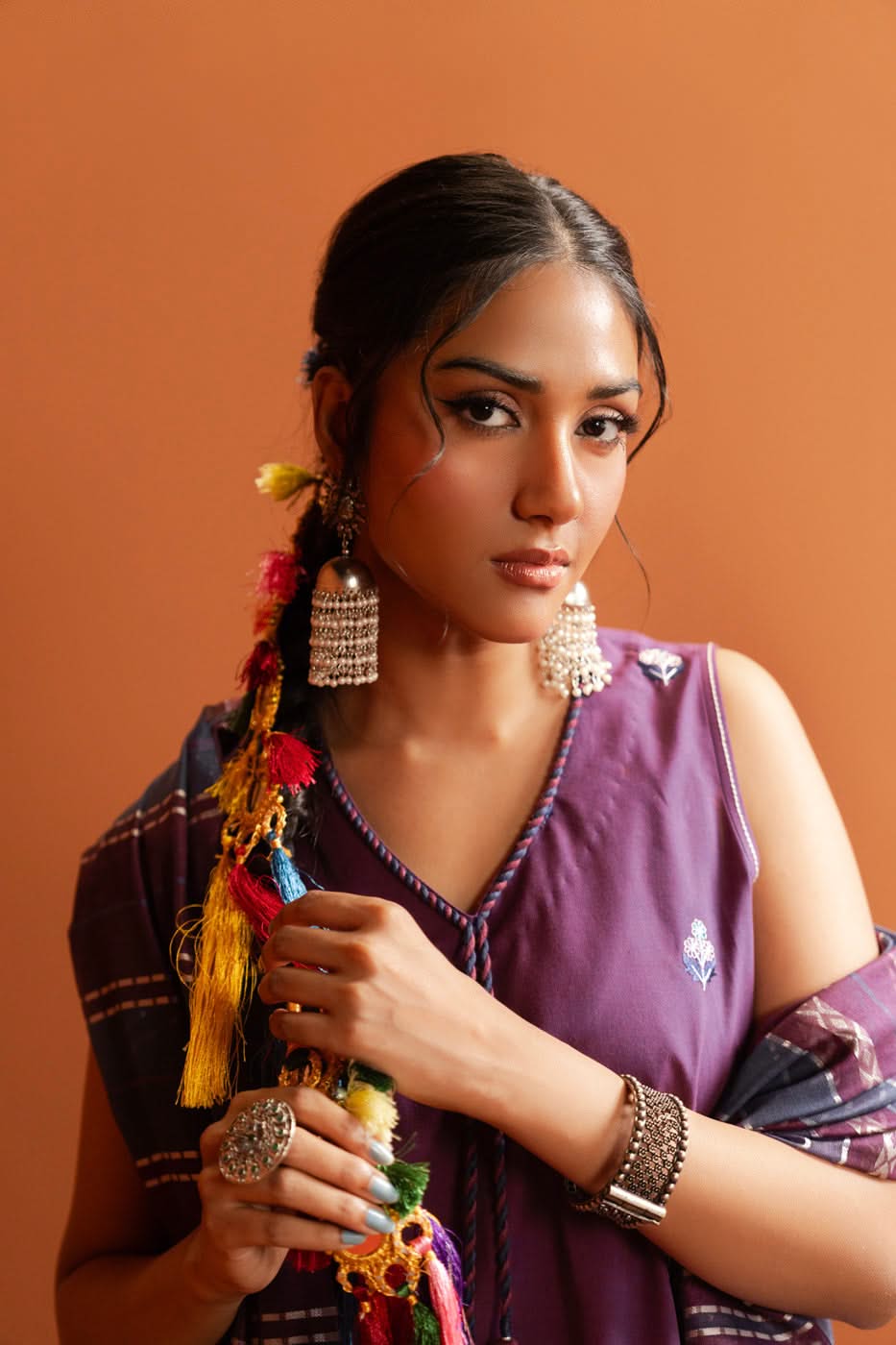 Al Karam | Susi Collection | SC-08-25-Brand:Alkaram-Type:Ladies Clothes-Purple-Cambric-House of Maryam- Buy in UK, USA