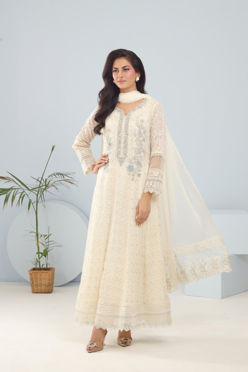 Panache | Pret | Alabaster Grace -  Panache By Mona clothing - Original Designer Dress - House of Maryam