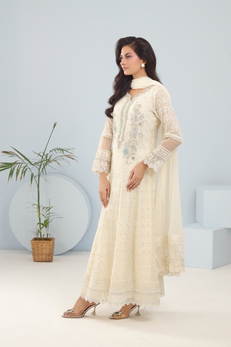 Panache | Pret | Alabaster Grace -  Panache By Mona clothing - Original Designer Dress - House of Maryam