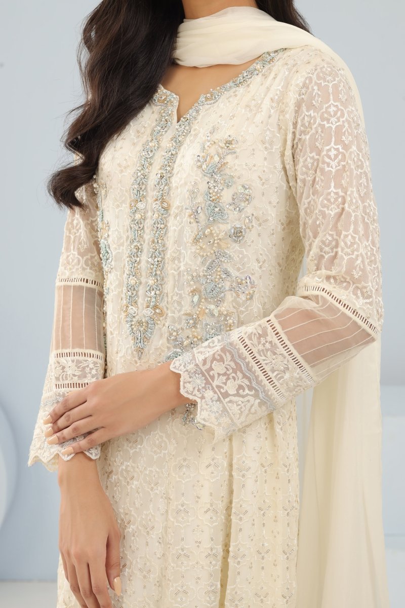 Panache | Pret | Alabaster Grace -  Panache By Mona clothing - Original Designer Dress - House of Maryam