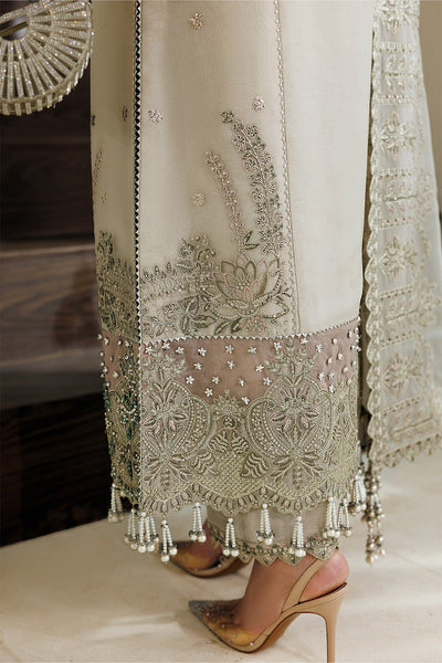 Alizeh | Aymal Luxury Bamber Chiffon | AF-BHM-4074-Navya-Brand:Alizeh-Type:Ladies Clothes-Off White-Chiffon-House of Maryam- Buy in UK, USA