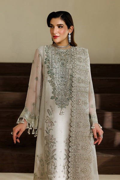 Alizeh | Aymal Luxury Bamber Chiffon | AF-BHM-4074-Navya-Brand:Alizeh-Type:Ladies Clothes-Off White-Chiffon-House of Maryam- Buy in UK, USA