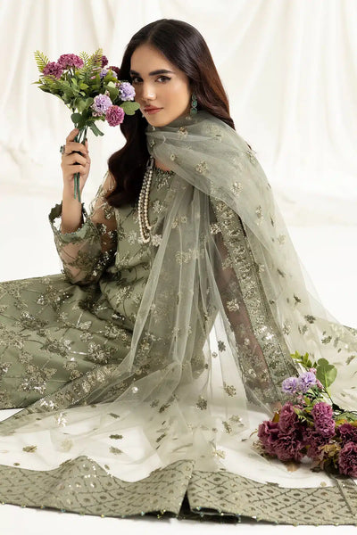 Alizeh | Dua Formals 23 | DUA-V02D02B-ALARA(PISTACHIO) -  Alizeh Formal - Original Designer Dress - House of Maryam