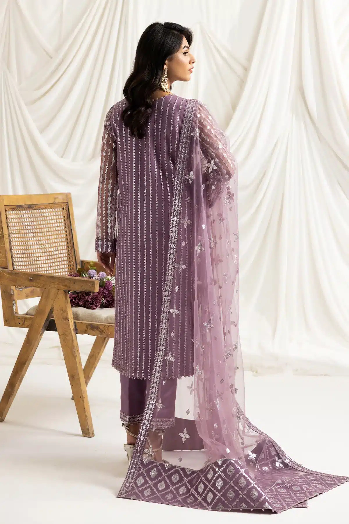 Alizeh | Dua Formals 23 | DUA-V02D03B-AYSAL(LILAC) -  Alizeh Formal - Original Designer Dress - House of Maryam
