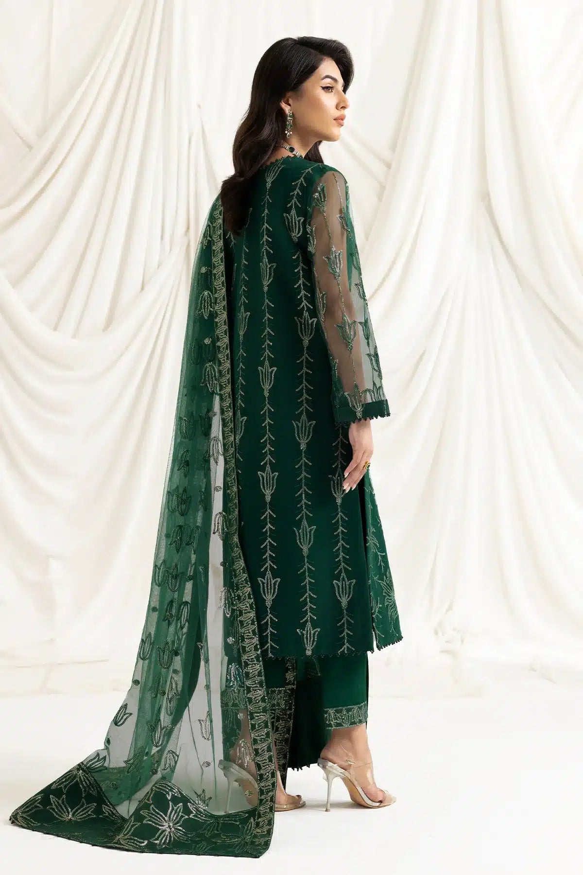 Alizeh | Dua Formals 23 | DUA-V02D05A-ELNAZ(GREEN)