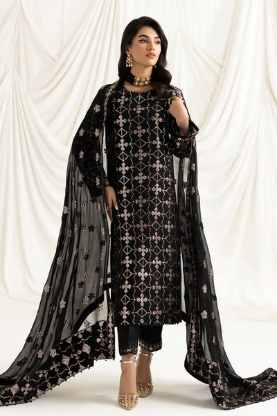 Alizeh | Dua Formals 23 | DUA-V02D04A-NAZIK(BLACK) -  Alizeh Formal - Original Designer Dress - House of Maryam