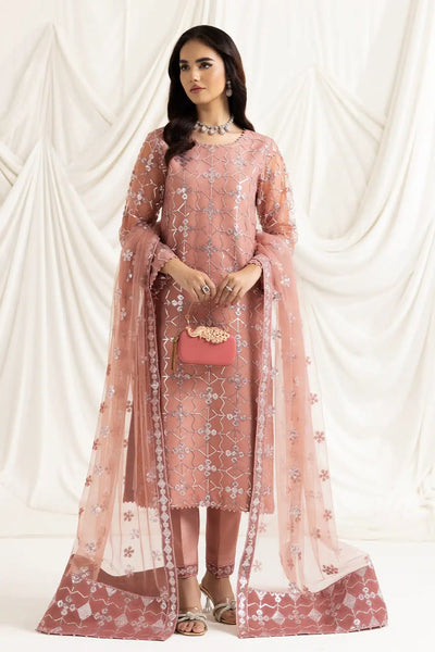 Alizeh | Dua Formals 23 | DUA-V02D04B-NAZIK(PINK) -  Alizeh Formal - Original Designer Dress - House of Maryam