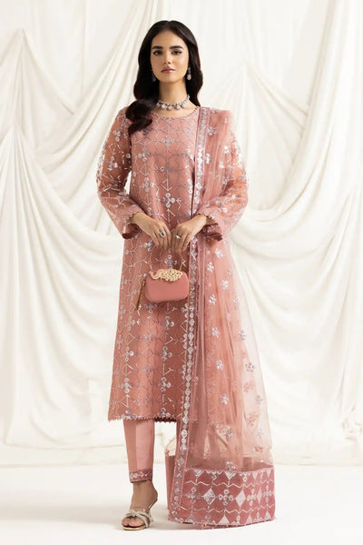 Alizeh | Dua Formals 23 | DUA-V02D04B-NAZIK(PINK) -  Alizeh Formal - Original Designer Dress - House of Maryam